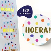 Beloningsstickers - Hoera Stickers - 120 Stuks - Sluitstickers - Sluitzegels