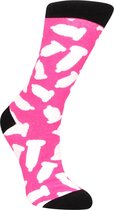 Shots - Sexy Socks Safety First Sokken - 42-46 black,pink 42-46