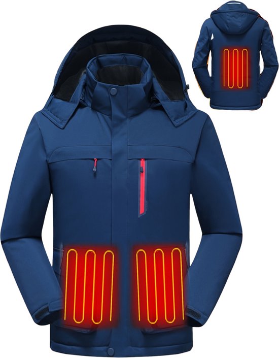 Veste chauffante KIMO DIRECT avec batterie externe de 10000 mAh - Gilet  chauffant 