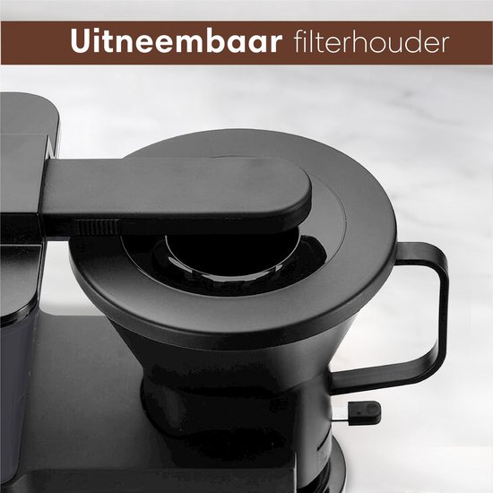 CoolHome Masterbrew Koffiezetapparaat - Koffiezetapparaat Filterkoffie - Met Blooming Functie - Zwart