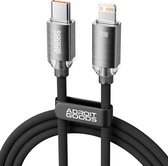 Câble de charge AdroitGoods USB-C vers Lightning - PD - Câble de charge rapide - Nylon tressé 2 mètres