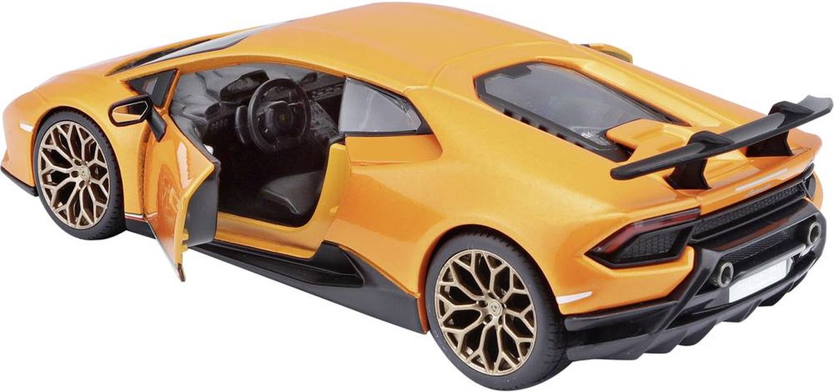 Voiture miniature Lamborghini Huracan Performante orange 1:24 - maquette de  voiture jouet