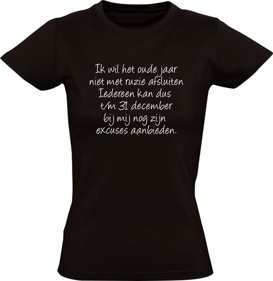Ik wil het oude jaar niet met ruzie afsluiten Iedereen kan dus t/m 31