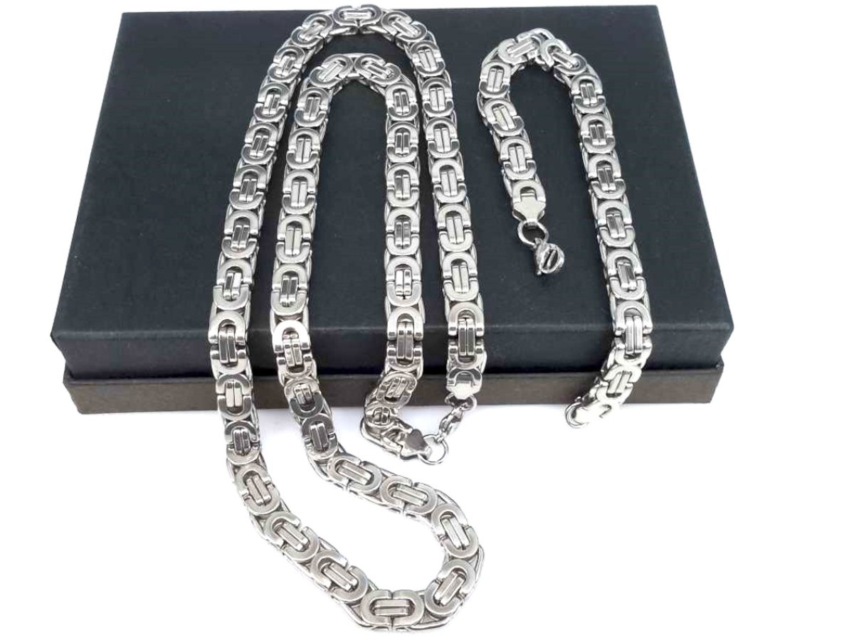 Konings ketting en sets, edelstaal - Giftshop Lili