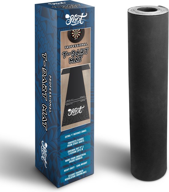 Shot T-Mat Floor Protection 300x60 cm - Dartmat van Shot! — afbeelding 2