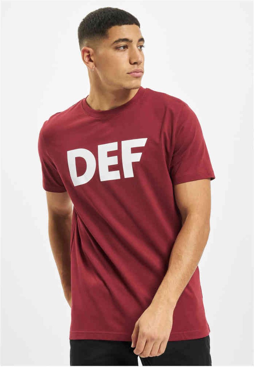 DEF - Her secret Heren T-shirt - M - Bordeaux rood