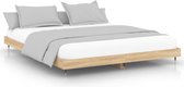 vidaXL Cadre de lit Bois traité Chêne Sonoma 200 x 200 cm