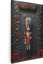 Artaza Peinture sur toile Soldat Casse-Noisette - Noël - 60x90 - Photo sur toile - Impression sur toile