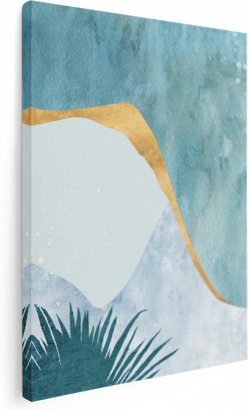 Artaza Tableau sur Toile Art Abstrait - 90x120 - Groot - Photo sur Toile - Décoration murale Salon