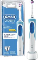 Oral-B Vitality White & Clean - Brosse à dents électrique - Wit, bleu
