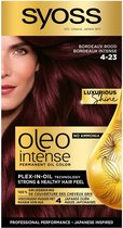 SYOSS Oleo Intense - 4-23 Bordeaux Rood - Permanente Haarverf - Haarkleuring - 1 stuk