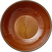 Bitz® 11195 set 6 stuks Pastaborden/diepe borden Ø 20 cm - Zwart/Amber