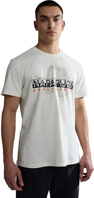 Napapijri S-iceberg T-shirt Met Korte Mouwen Wit Man