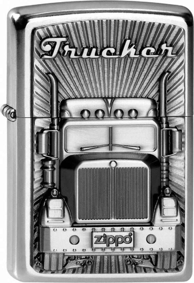 Goedkoopste Aansteker Zippo Trucker Emblem