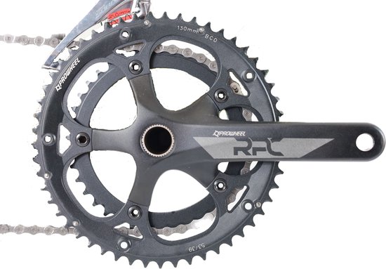 Rinos Sandman 1.0 Carbon Gravel Bike, met Shimano SORA 18 versnellingen en schijfremmen, lichte fiets voor dames en heren, 700 x 40C, Kameleon Goud & Groent 56 van Rinos — afbeelding 2