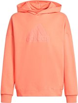 Sweat à capuche Adidas Fi Logo Oranje 7-8 ans Fille