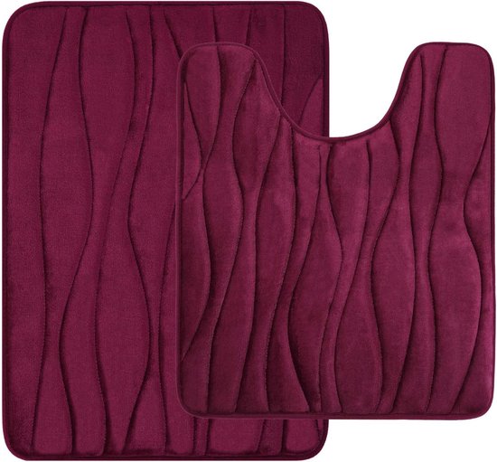 2 pcs tapis,Tapis absorbant antidérapant lavable,Convient pour