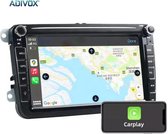 ADIVOX 8 inch voor Volkswagen/Seat/Skoda 2GB+32GB 8CORE Android 13 CarPlay/Auto/Wifi/GPS/RDS/DSP/DAB+