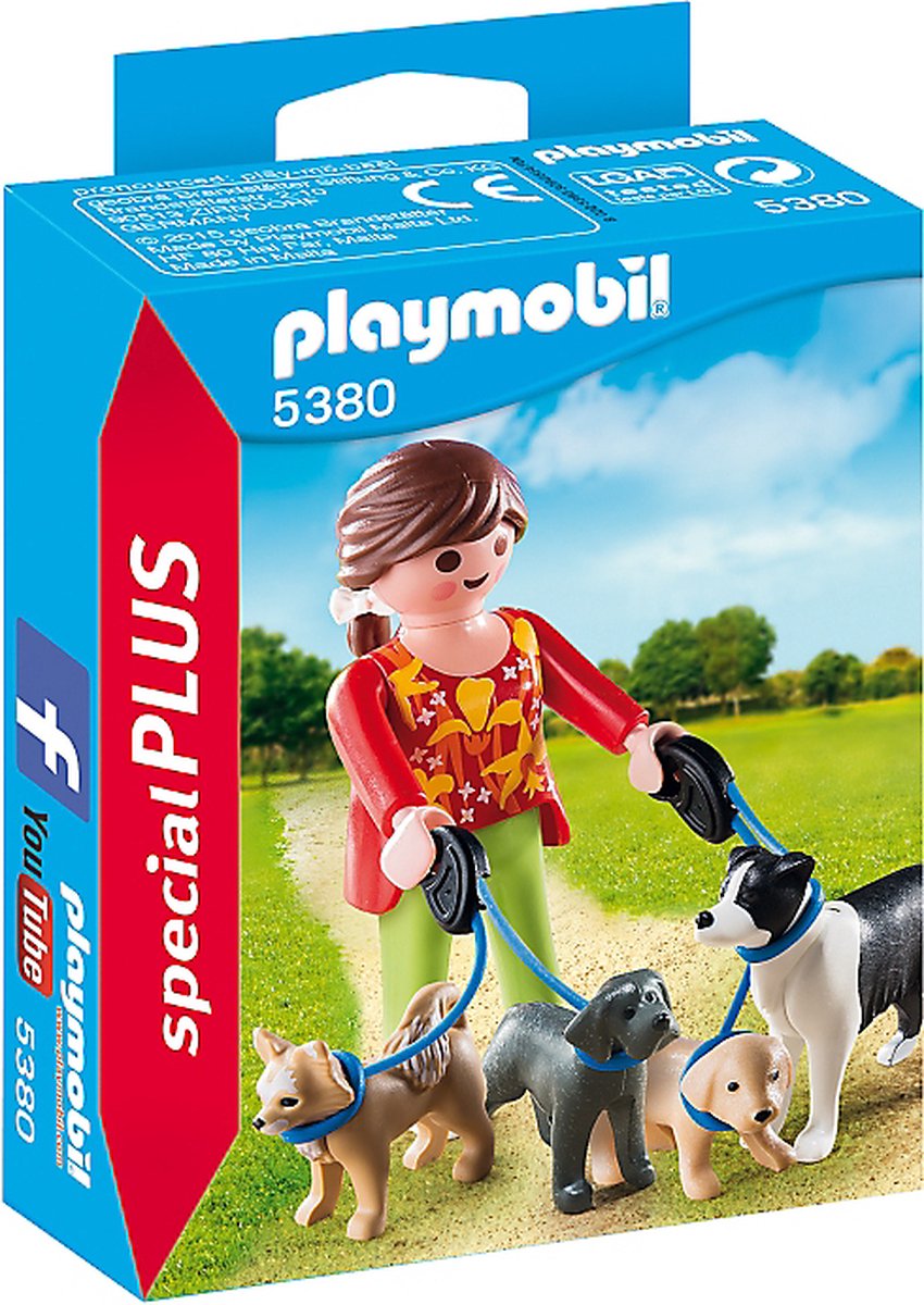 ② Playmobil – Famille avec landau et chien — Jouets