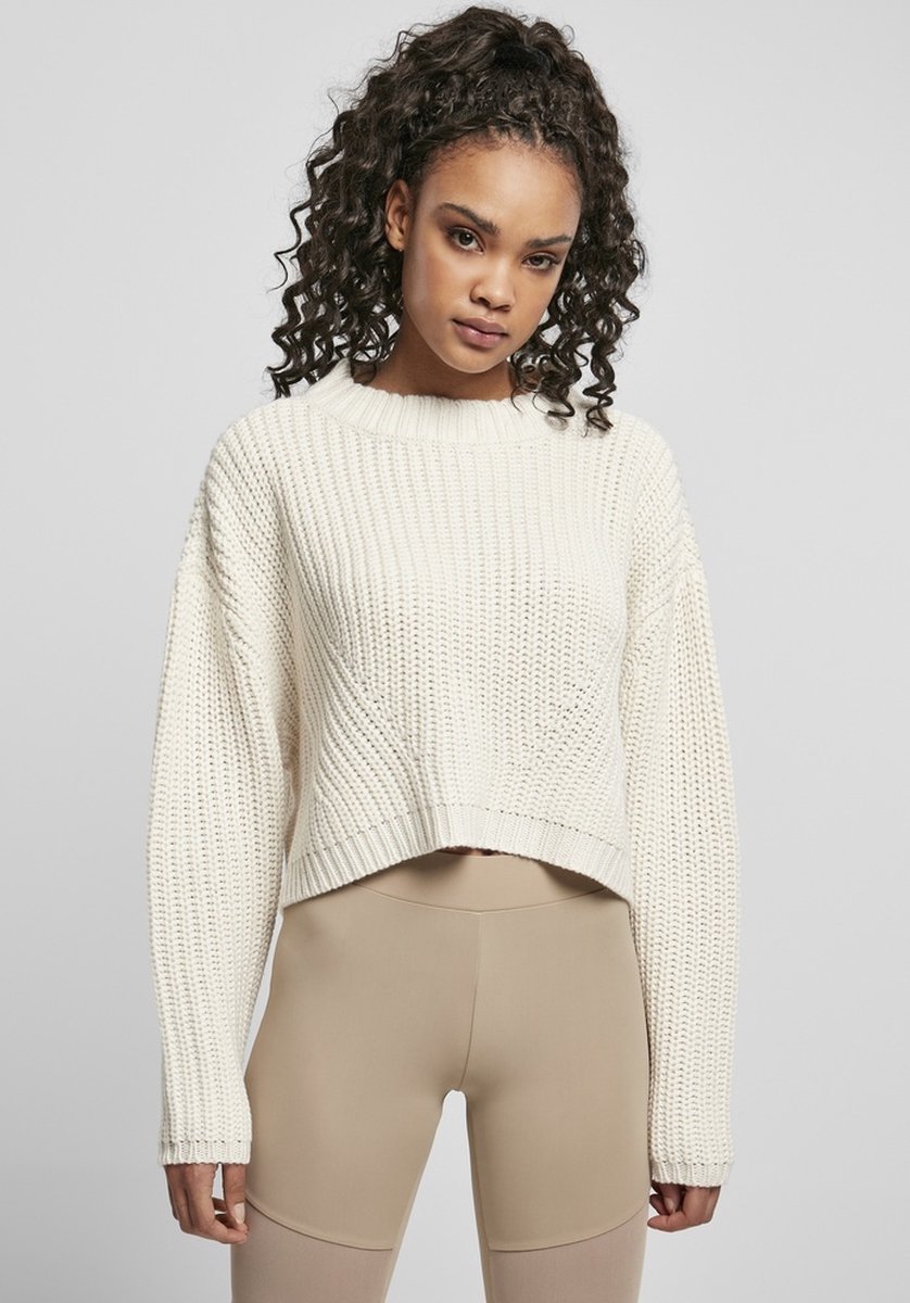 Urban Classics Wide Oversize Sweater/trui L Creme