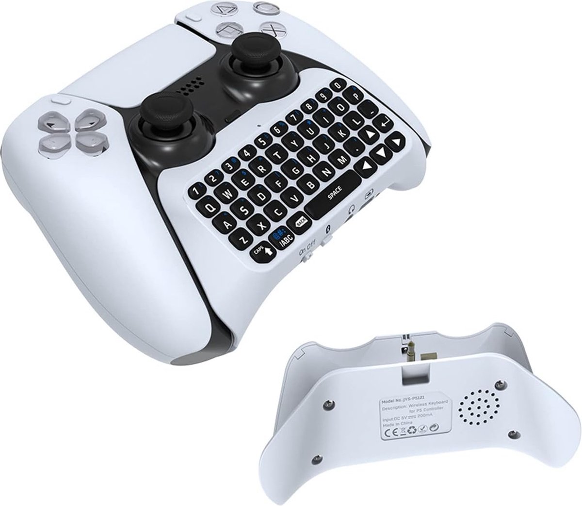 Equivera PS5 Toetsenbord - Wit - Gaming Keyboard - PS5 Keyboard - PS5 Accessoires