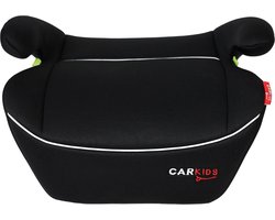 Carkids i-Size Zitverhoger Alex - Voldoet aan I-Size R-129 Norm - Voor Kinderen van 125-150cm – Afneembare & wasbare hoes - Flexibele installatie – Zwart/Wit