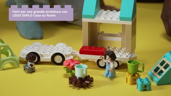 LEGO 10986 Duplo Ma Ville La Maison Familiale sur Roues, Jouet Ã