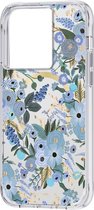 MagSafe iPhone 15 Pro hoesje, Garden Party Blauw - Case Mate Rifle Paper Co.
