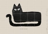 IXXI Le Chat - Wanddecoratie - Dieren en insecten - 140 x 100 cm