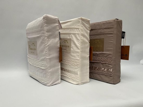 Beau Maison Dekbedovertrek Saint Paul Wit 200x200/220 cm + 2 kussenslopen van Beau Maison — afbeelding 5