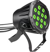 Cameo - Outdoor PAR TRI 12 IP 65 PAR - Heavy Duty LED-schijnwerper - DMX - Aantal LEDs: 12 x 3 kleurig 3W - Zwart