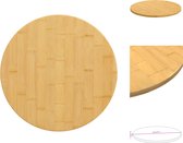 vidaXL Bamboe Tafelblad - Salontafel - Bijzettafel - Bartafel - 40 x 1.5 cm - Duurzaam en Eenvoudig Schoon te maken - Tafelonderdeel