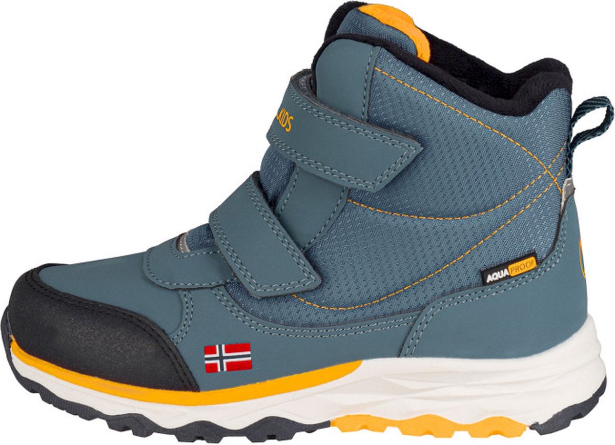 Trollkids Hafjell Winter Boots Winterschoenen Kinderen Steel / Mango 29 Marineblauw