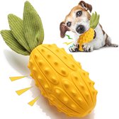 Hondenspeelgoed, kauwspeelgoed voor honden, bijna onverwoestbaar, piepend hondenspeelgoed voor puppy's, middelgrote en grote, rubberen gehoornde meloen, hondenspeelgoed