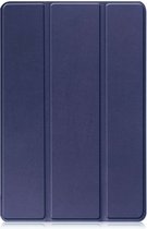 Hoes Geschikt voor Lenovo Tab M10 (3rd gen) Hoes Tri-fold Tablet Hoesje Case - Hoesje Geschikt voor Lenovo Tab M10 (3e gen) Hoesje Hardcover Bookcase - Donkerblauw