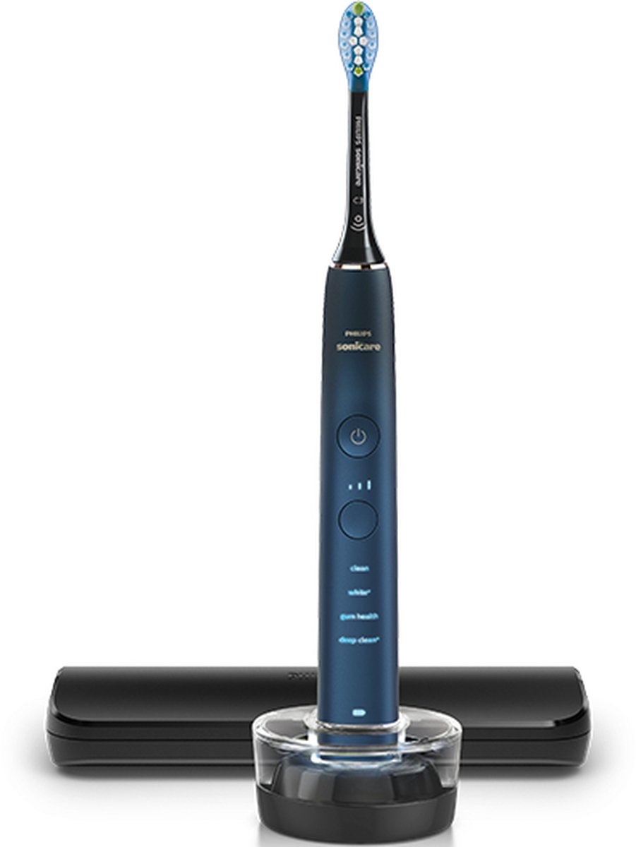 Afbeelding 2 van Philips Sonicare DiamondClean HX9911/88 - Elektrische tandenborstel - Aquamarine/Zwart