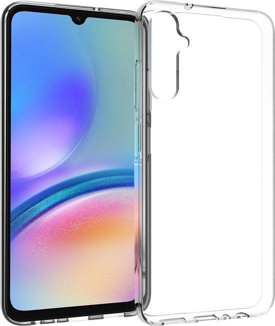 Accezz Hoesje Geschikt voor Samsung Galaxy A05s Hoesje Siliconen - Accezz Clear Backcover - Transparant