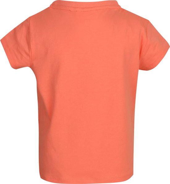 Someone-T-shirt--Fluo Coral-Maat 104