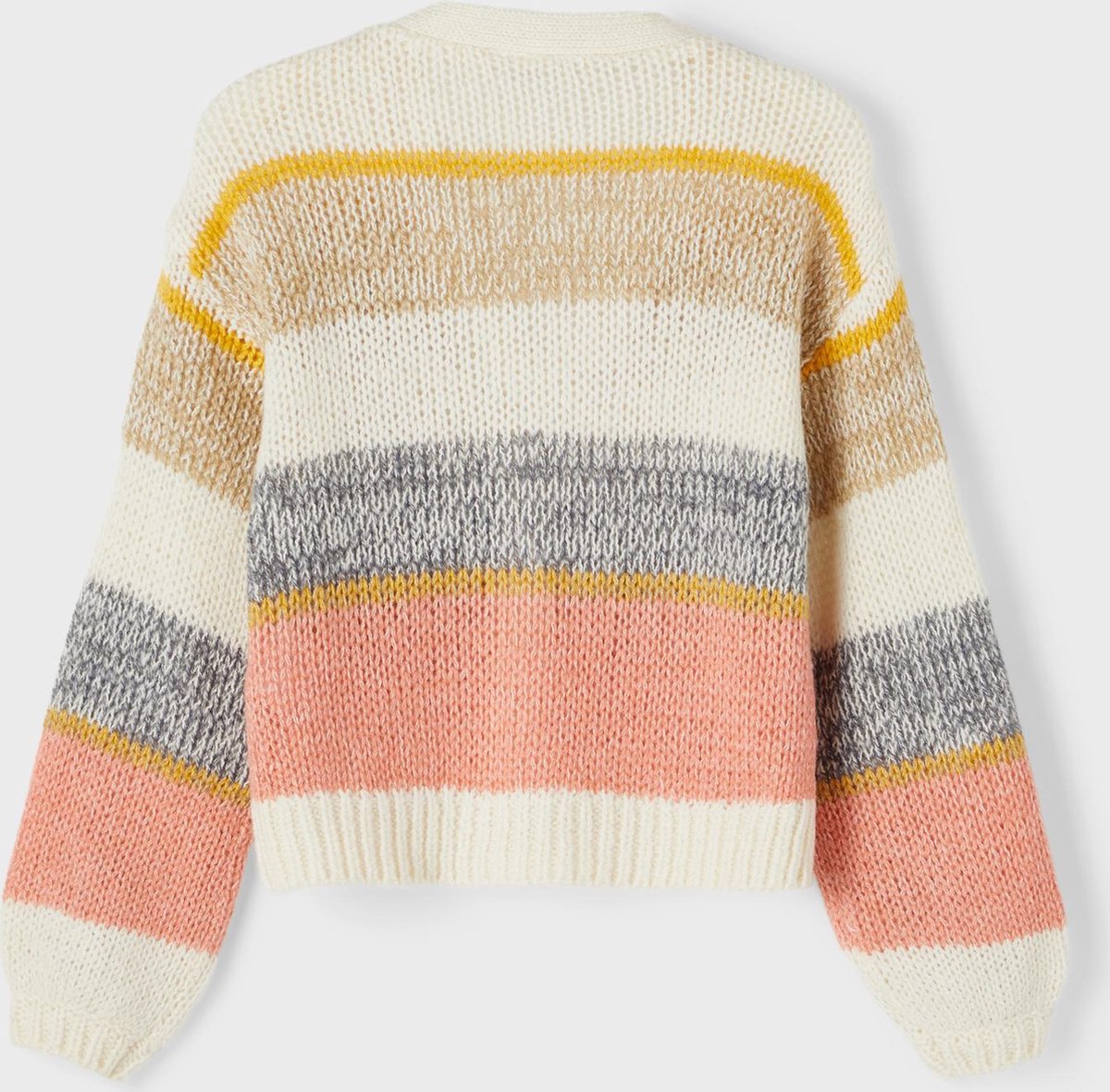 NAME IT - Cardigan - Maat 116 - Meisjes - Whitecap Gray -