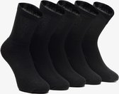 5 paar Osaga sokken - Zwart - Maat 39/42