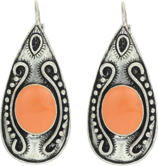 Boucles d'oreilles Behave Vintage orange
