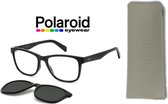 Leesbril Polaroid PLD0030 Met Zonneclip-Zwart-+1.50