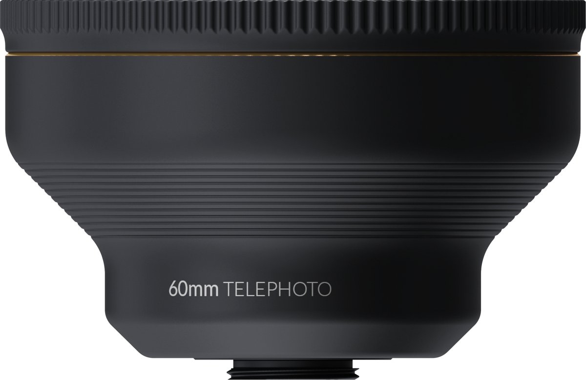 ShiftCam LensUltra 60mm Telephoto - lens voor smartphone - mobiele fotografie - krachtige zoommogelijkheden - optische zoom