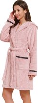 Doctor Nap Badjas Fleece Dames | Blush Rose SWW.5208 L