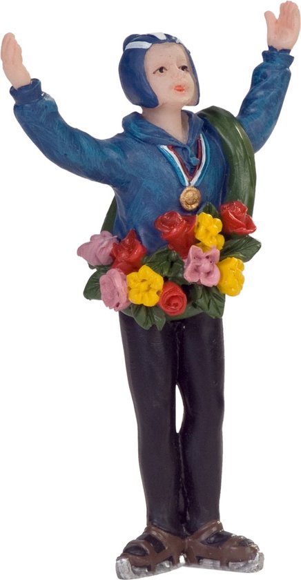 Dickensville Winnaar Elfstedentocht 4 X 12 Cm Blauw