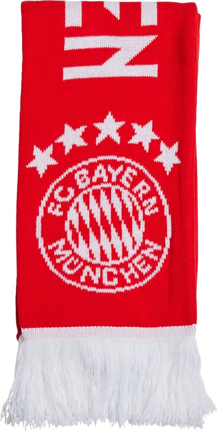 adidas Performance FC Bayern München Sjaal - Unisex - Rood- Volwassenen (M/L)