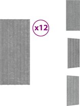 vidaXL Dakpanelen Gegalvaniseerd Staal - 100x45 cm - Lichtgewicht en Duurzaam - Dakplaat
