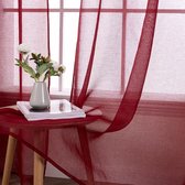 halfdoorzichtig, vintage, decoration curtain ,55 Inch W x 96 L Red