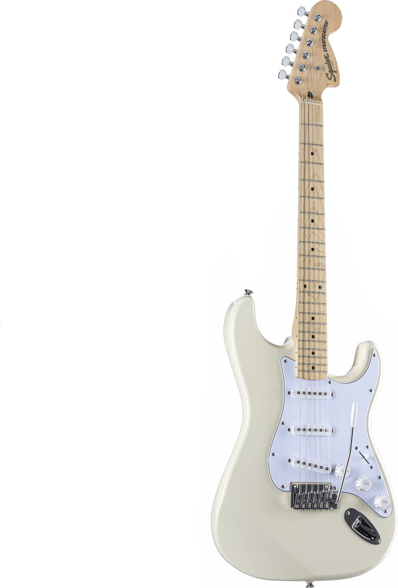 Squier Affinity Series Stratocaster MN Olympic White elektrische gitaar