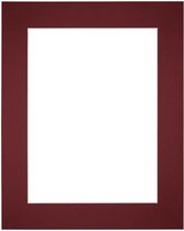 Votre Décoration Passe-Partout - Format cadre 70x90 cm - Format photo 58x78 cm - Rouge vin